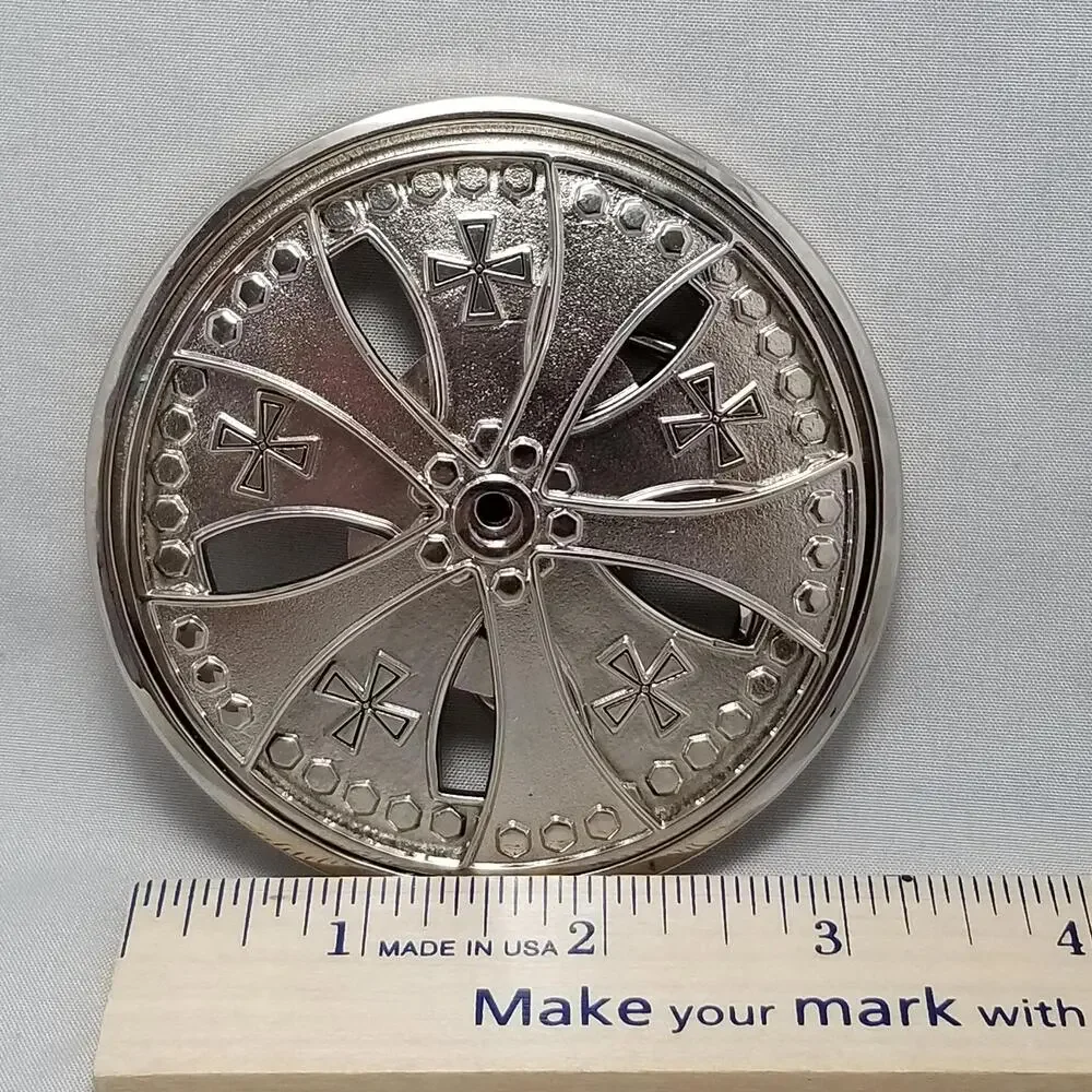 Belt‎ Buckle Bottle Opener Spinner Wheel Spin Spinning Round Heavy Two-Piece
